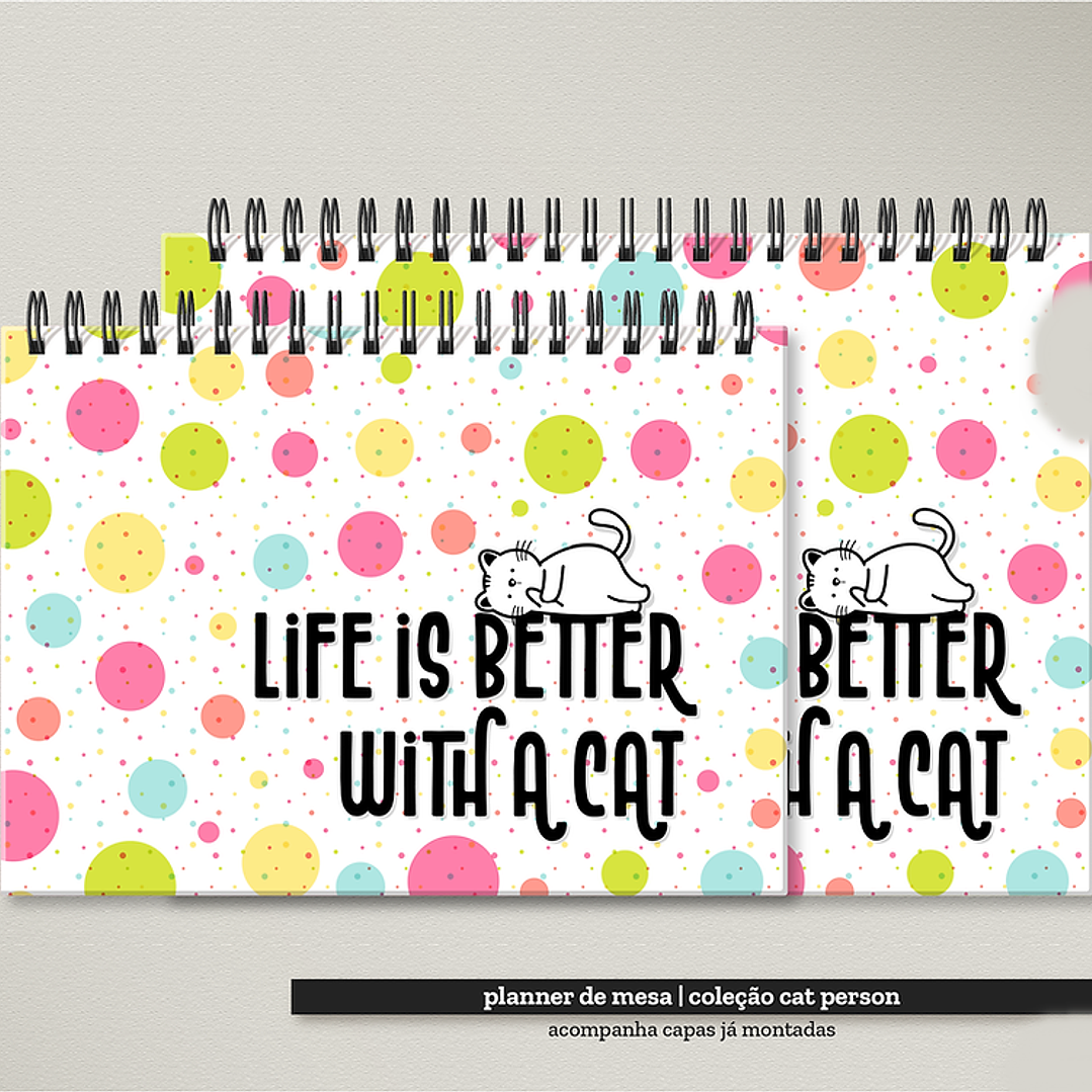 Arquivo Combo Encadernação Cat Person 5