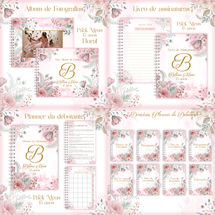 Arquivo Combo 15 anos Debutante Floral