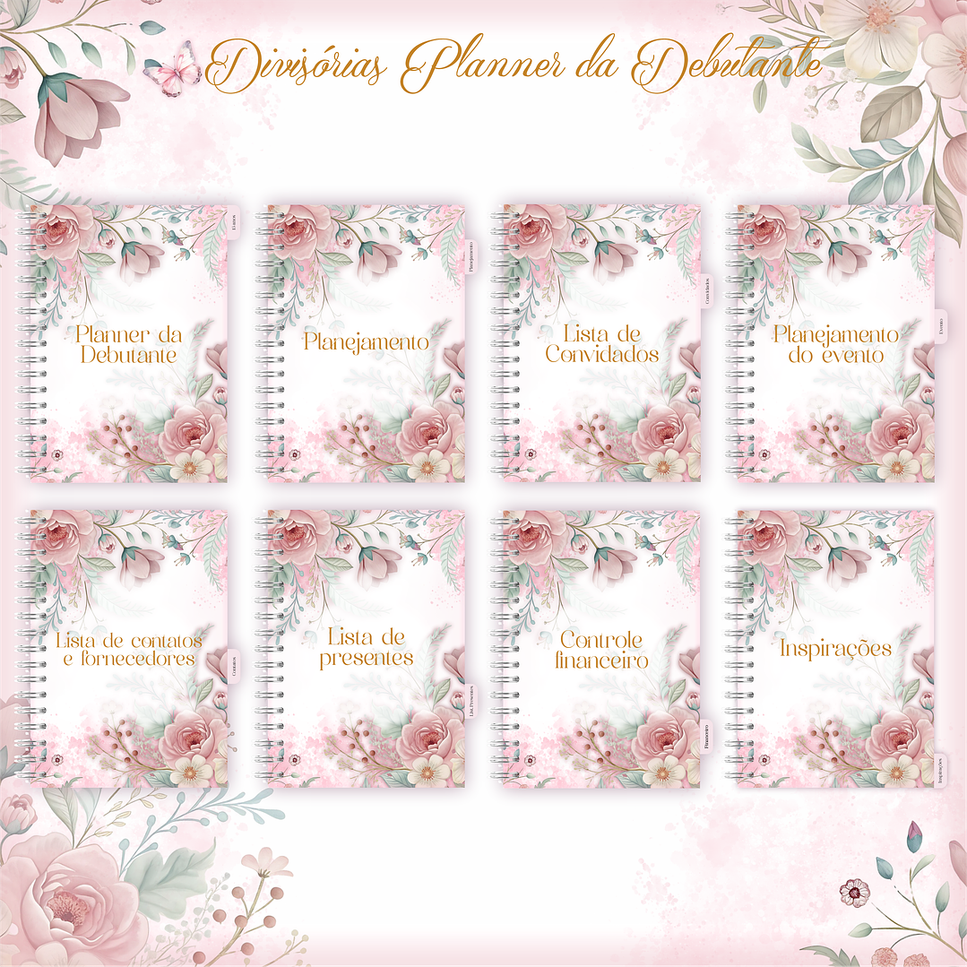 Arquivo Combo 15 anos Debutante Floral 4