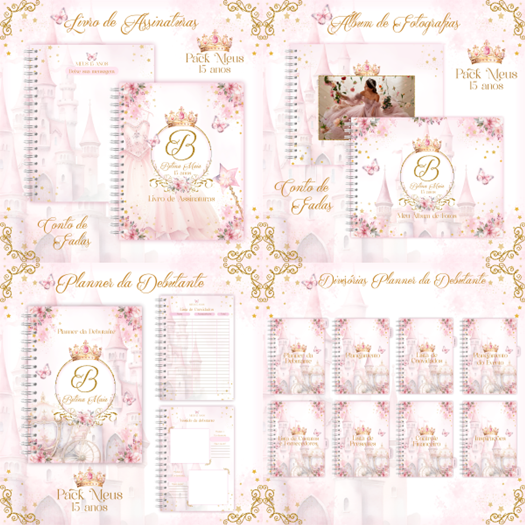Arquivo Combo 15 anos Debutante Princesa 1