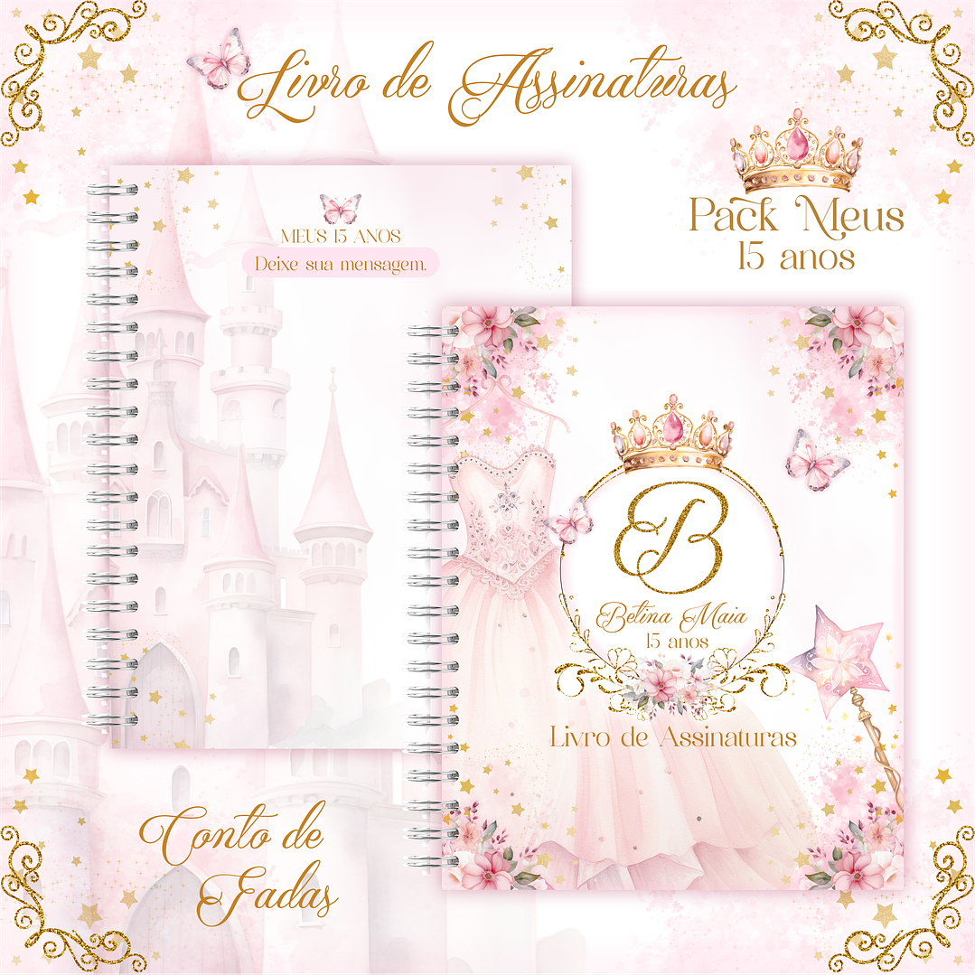 Arquivo Combo 15 anos Debutante Princesa 3