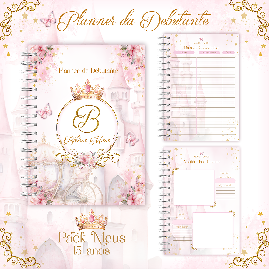 Arquivo Combo 15 anos Debutante Princesa 9