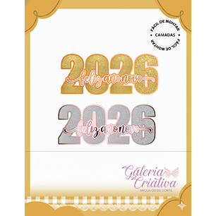 Arquivo Topo de Bolo Feliz ano novo 2026