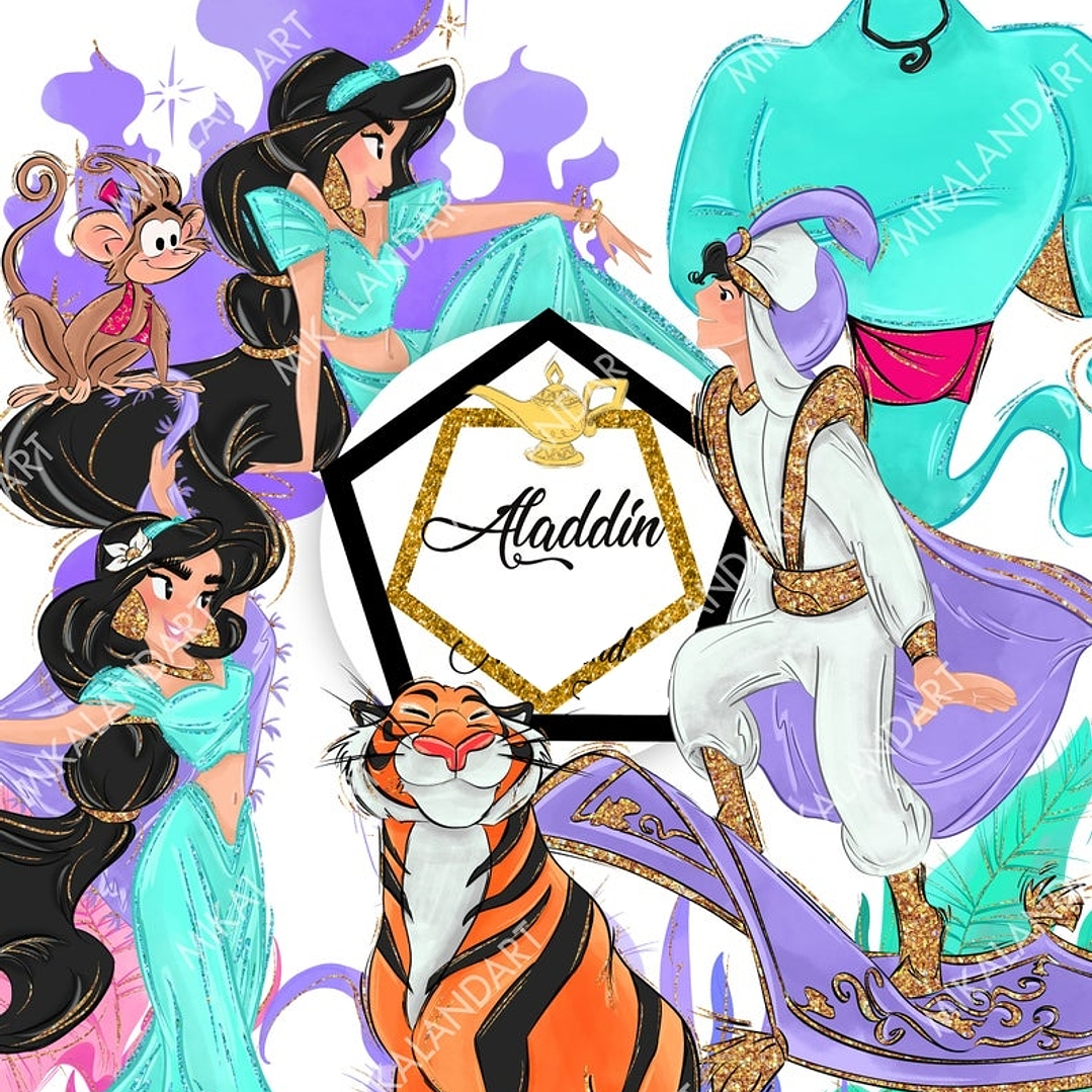 Kit Digital Alladin e Jasmine 1