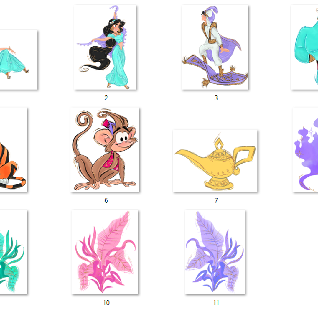 Kit Digital Alladin e Jasmine 2