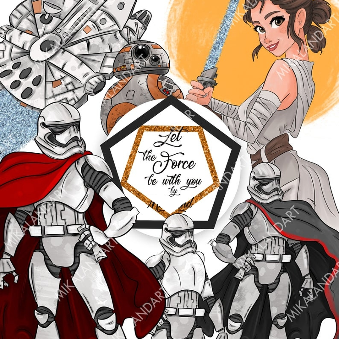 Kit Digital Que a Força Esteja com Você, Jet 1