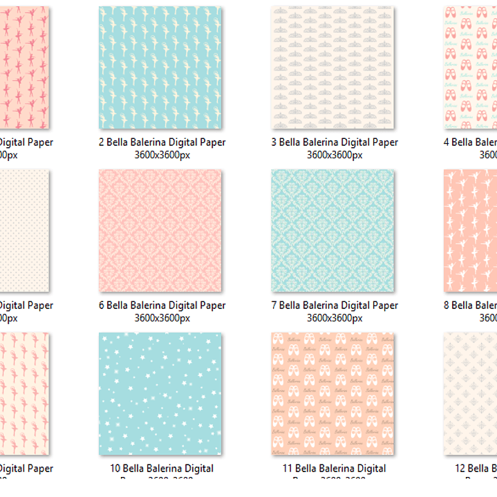 Kit Digital Papéis Bailarina  2