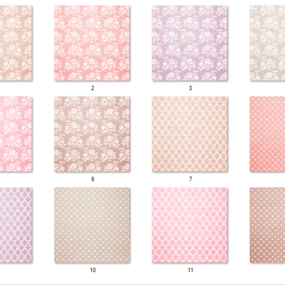 Kit Digital Papéis Renda em Pó 2