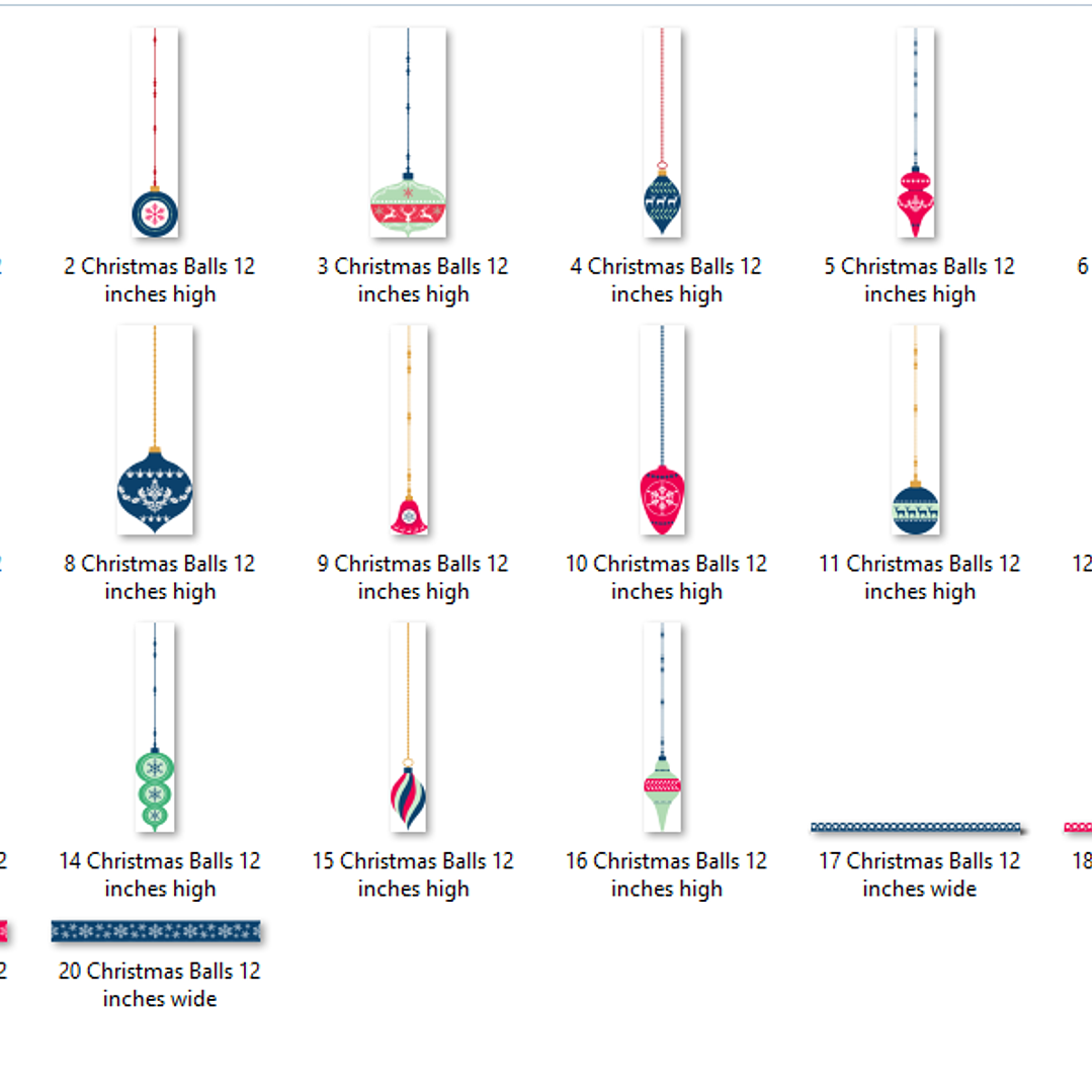 Kit Digital Bolas de Natal  2