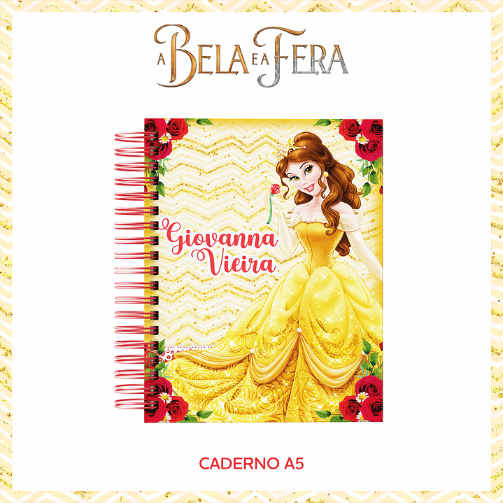 Arquivo Encadernação Escolar A Bela e a Fera 2021 3