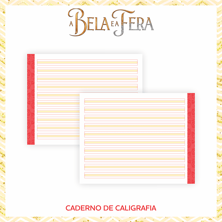 Arquivo Encadernação Escolar A Bela e a Fera 2021 9