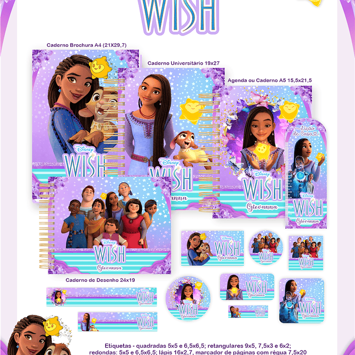 Arquivo Encadernação Escolar 2026 Wish  1
