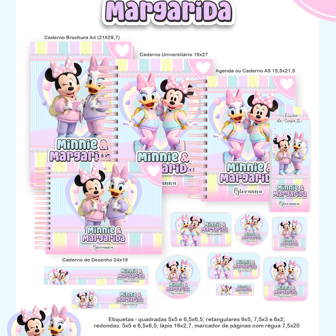 Arquivo Encadernação Escolar 2026 Minnie e Margarida  1