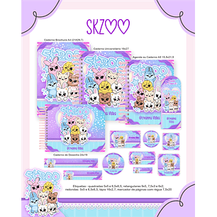 Arquivo Encadernação Escolar 2026 Skzoo