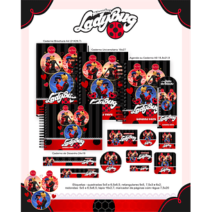 Arquivo Encadernação Escolar 2026 Ladybug 