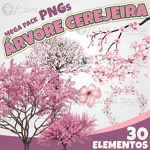 Kit Digital Árvore Cerejeira 