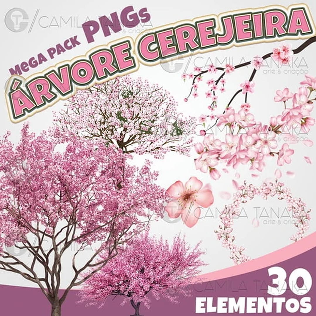 Kit Digital Árvore Cerejeira  1
