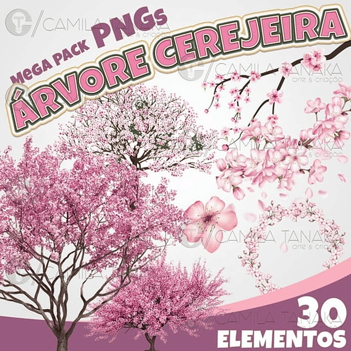 Kit Digital Árvore Cerejeira  1