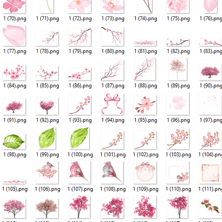 Kit Digital Árvore Cerejeira  2