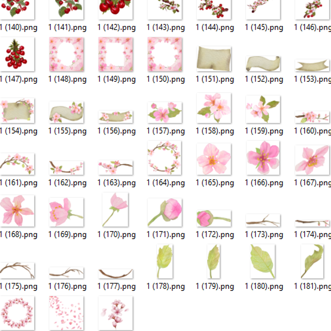 Kit Digital Árvore Cerejeira  3