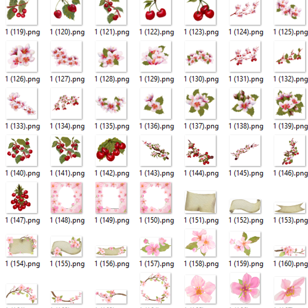 Kit Digital Árvore Cerejeira  5