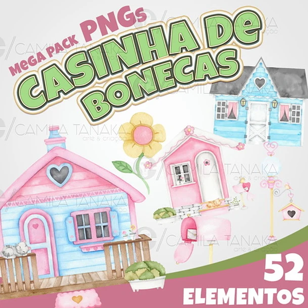Kit Digital Casinha de Boneca  1