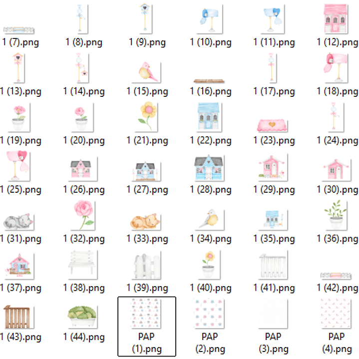 Kit Digital Casinha de Boneca  2