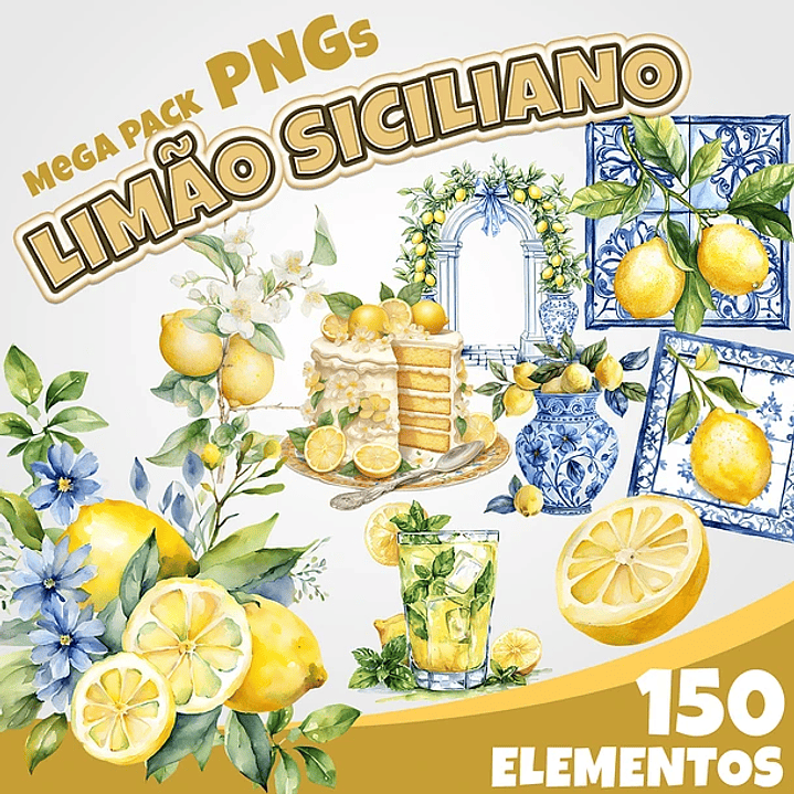 Kit Digital Limão Siciliano  1