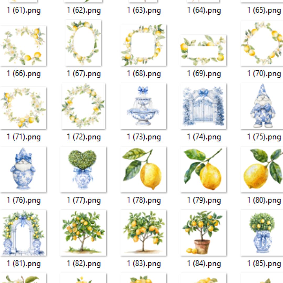 Kit Digital Limão Siciliano  2