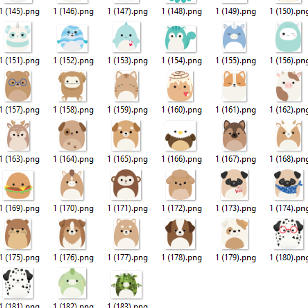 Kit Digital Squishamallows 2