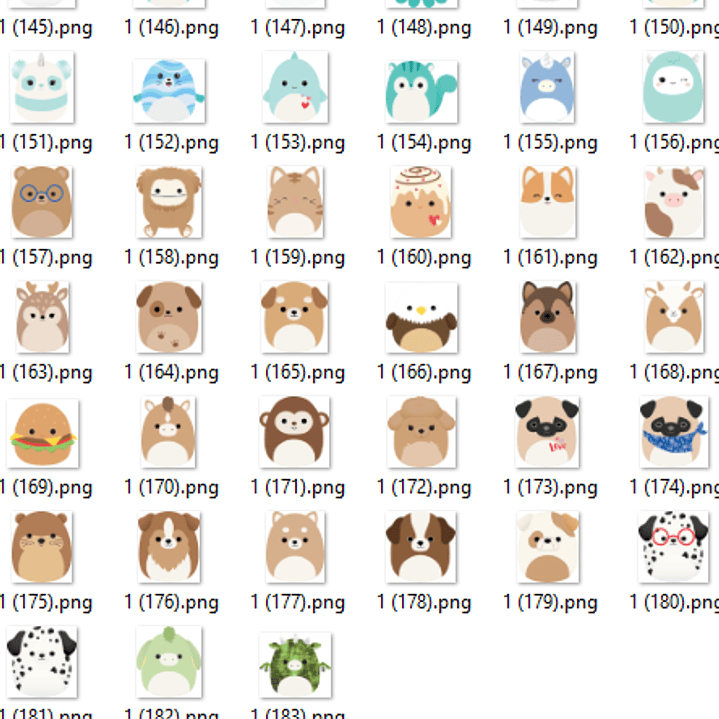 Kit Digital Squishamallows 2