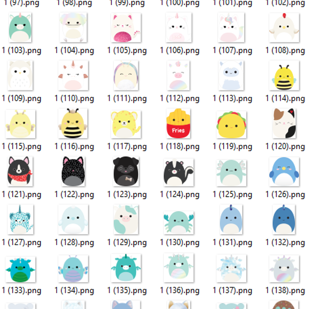 Kit Digital Squishamallows 3