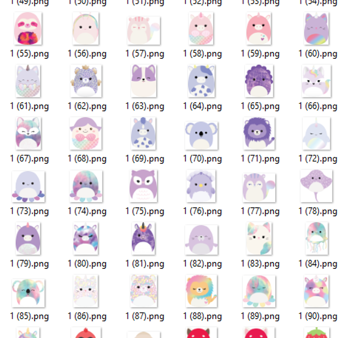 Kit Digital Squishamallows 4