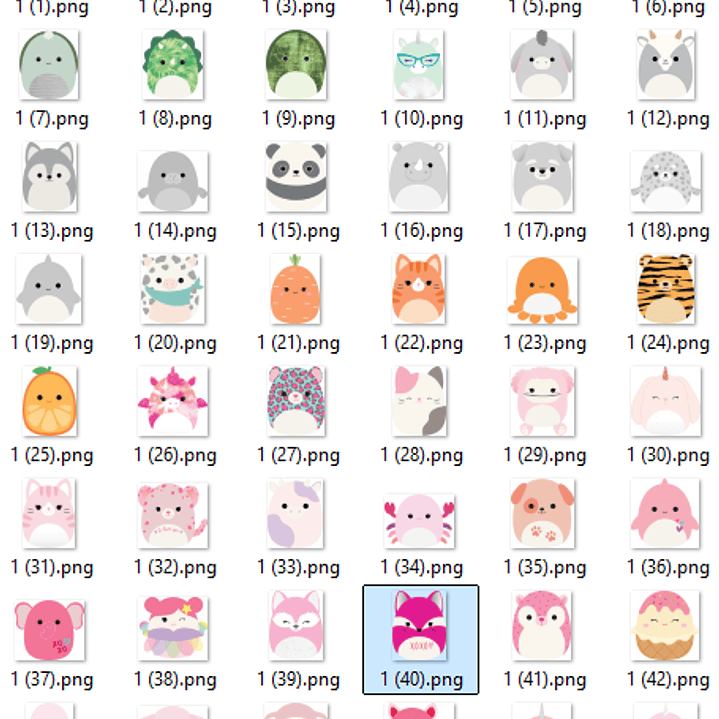 Kit Digital Squishamallows 5