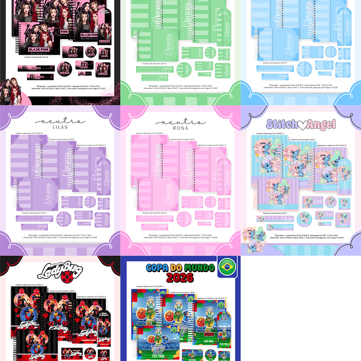 Arquivo Pack Escolar 2.0 2026 - PAMELLA 80 temas 2