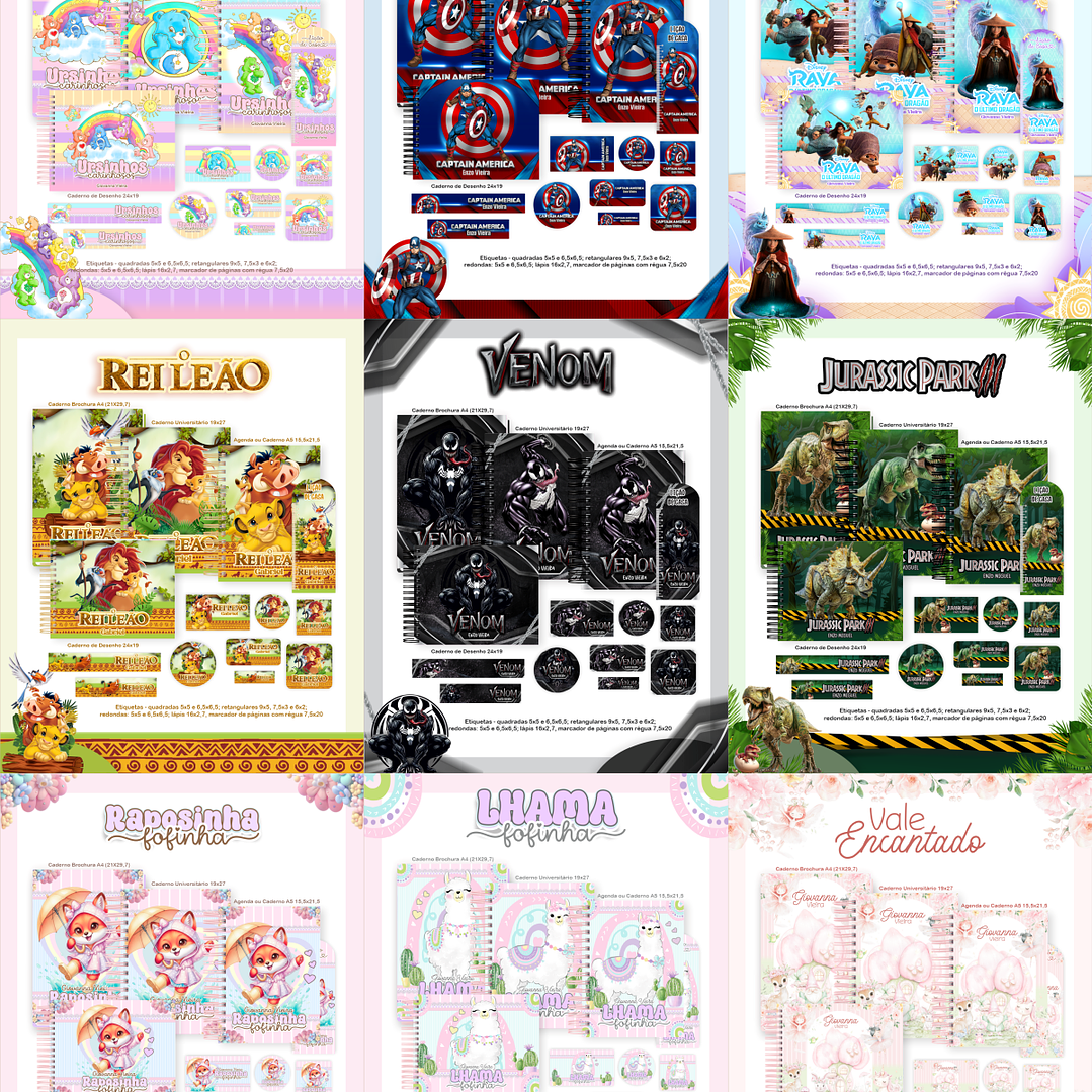 Arquivo Pack Escolar 2.0 2026 - PAMELLA 80 temas 3