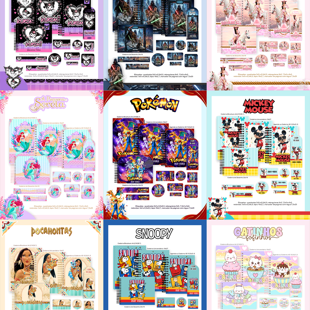 Arquivo Pack Escolar 2.0 2026 - PAMELLA 80 temas 9