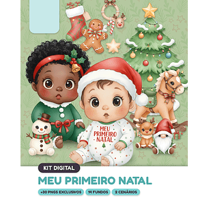 Kit Digital Meu Primeiro Natal 