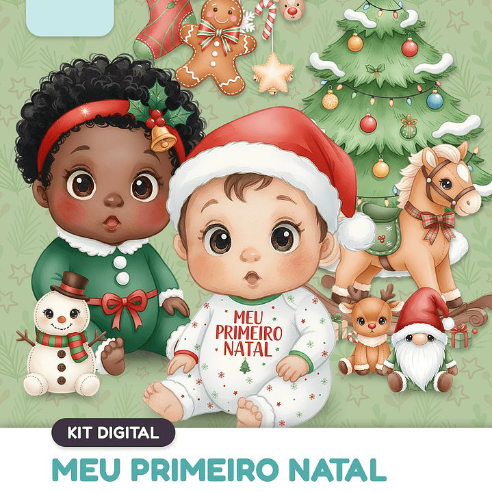 Kit Digital Meu Primeiro Natal  1