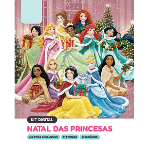 Kit Digital Natal das Princesas 