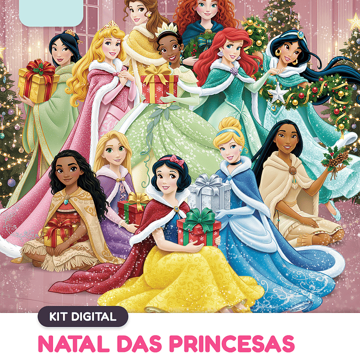Kit Digital Natal das Princesas  1