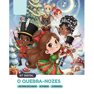 Kit Digital Natal Quebra-Nozes