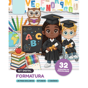Kit Digital Formatura ABC 