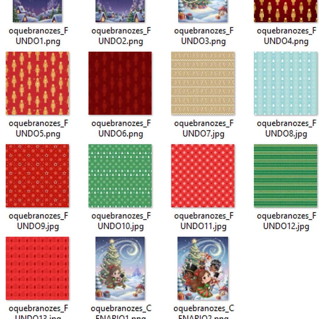 Kit Digital Natal Quebra-Nozes 3