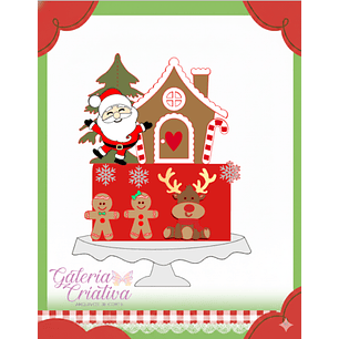 Arquivo Topo de Bolo Natal em Camadas