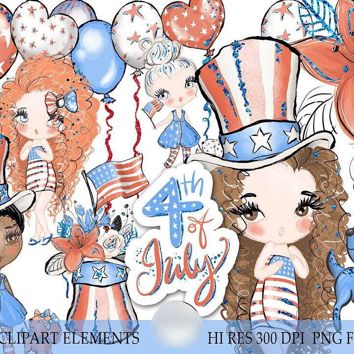 Kit Digital 4 de Julho  1