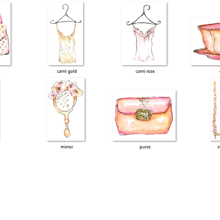 Kit Digital Garota Fashion  2