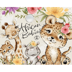 Kit Digital Bebês Animais Africanos 2