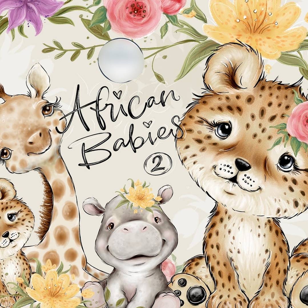 Kit Digital Bebês Animais Africanos 2 1