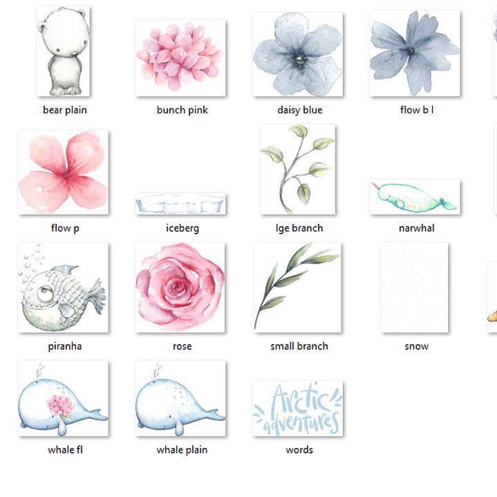 Kit Digital Animais da Antártica  2